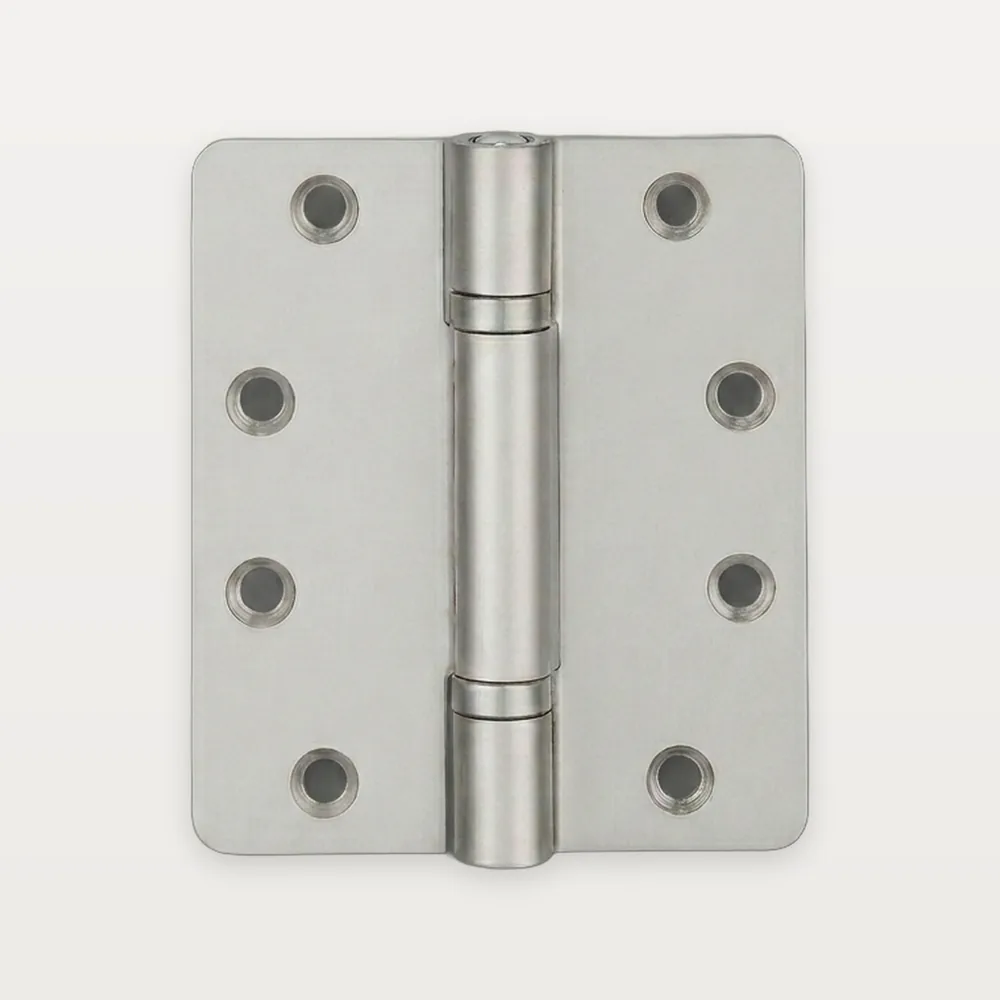 XH-A17 Stainless steel butt hinge, radius corners, plain