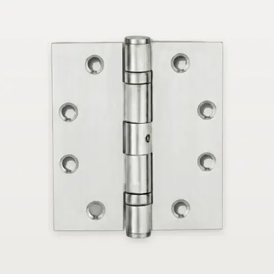 XH-A19 Stainless steel butt hinge, 2 ball bearings, non-removable pin