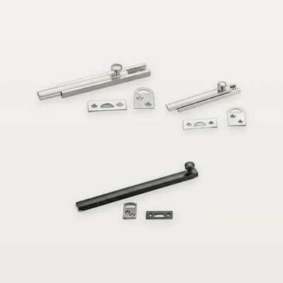 XH-D01 Brass surface (barrel) bolt, half-round