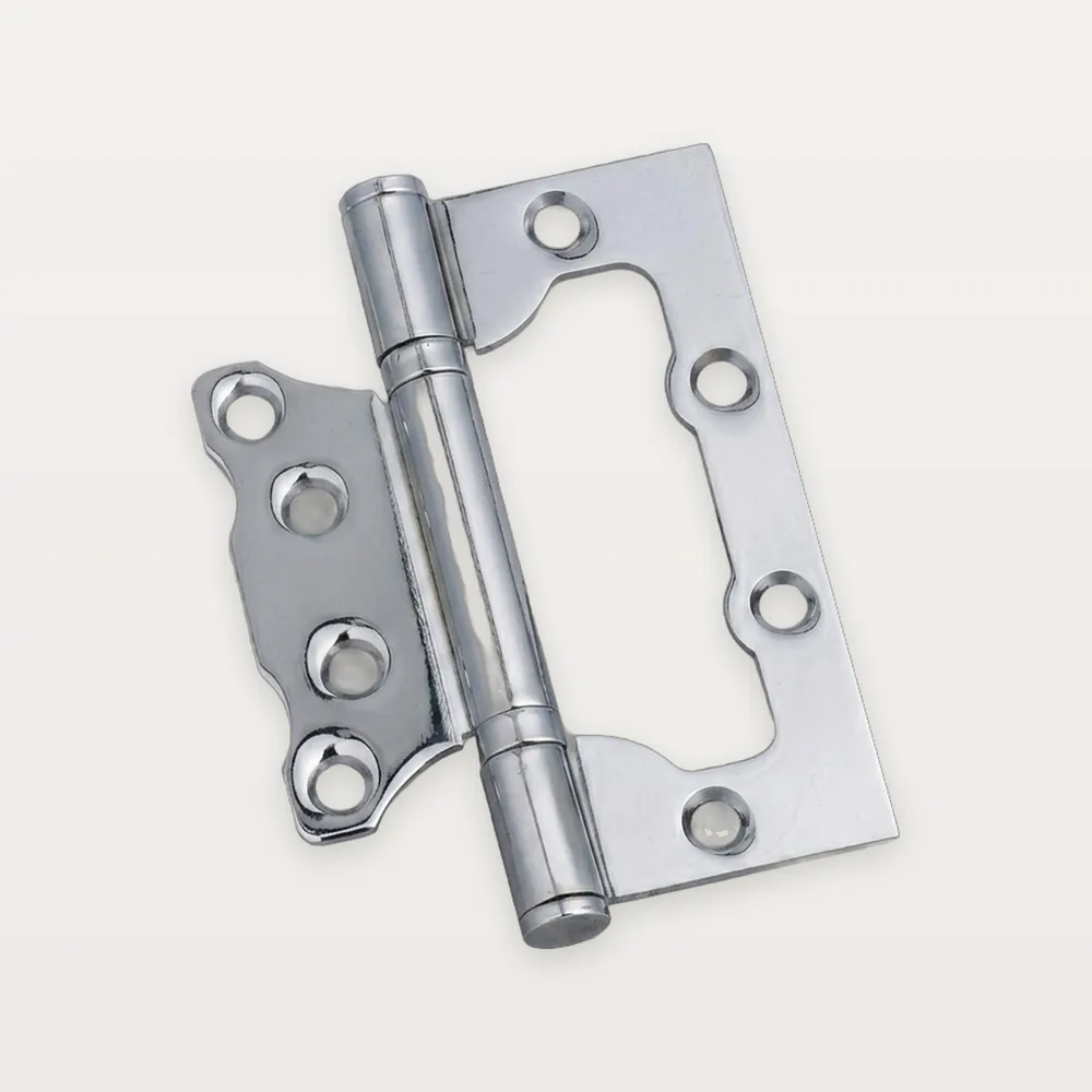 XH-R01 Iron flush / mortise-free (butterfly) hinge, 2 ball bearings